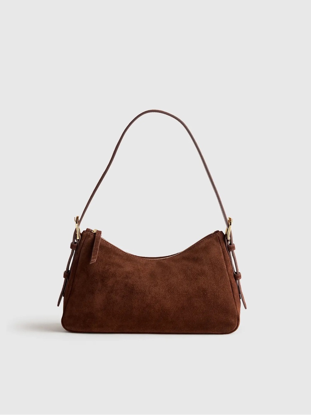 NWOT Quince Sutton Suede Small Shoulder Bag $144 MSRP